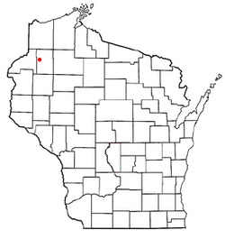 Location of Casey, Wisconsin