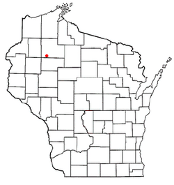 Location of Meteor, Wisconsin