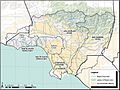 Watersheds of Los Angeles County, California