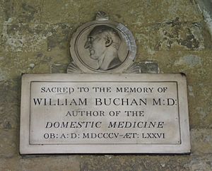 William Buchan tablet, Westminster Abbey