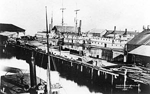 Yesler Wharf 1882