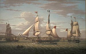 'Ships off Greenock, Scotland' by Robert Salmon, Cincinnati Art Museum