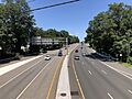 2021-07-31 12 42 47 View north along New Jersey State Route 17 from the pedestrian overpass at East Prospect Street in Waldwick, Bergen County, New Jersey