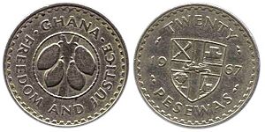 20 pesewas (new cedi)