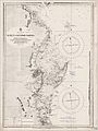 Admiralty Chart No 662 Africa east coast Kilwa Point to Zanzibar Channel, Published 1876