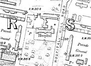 Aldershot workhouse map 1897