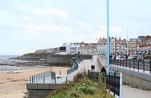 Along the sea front at Whitley Bay (geograph 5956423).jpg