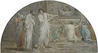 Annibale Carraci & Sisto Badalocchio - Giovanni Lanfranco- Apparition of Saint Didacus above his sepulchre- MNAC.jpg