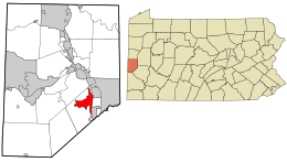 Location in Beaver County and the U.S. state of Pennsylvania.