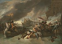 Benjamin West, The Battle of La Hogue, c. 1778, NGA 45885