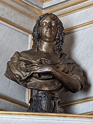 Bronze bust of Catherine Murray, Countess of Dysart at Ham House