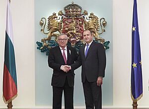 Bulgarian President Rumen Radev - EC President Jean-Claude Juncker meeting in Sofia (24778491817)