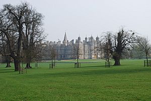 Burghley House and park