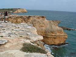Cabo Rojo limestone cliffs