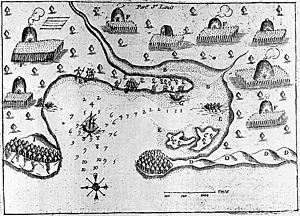 Champlain's Map of Plymouth Harbor
