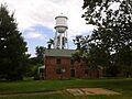Charlotte Courthouse HD - old lawyers office building and water tower