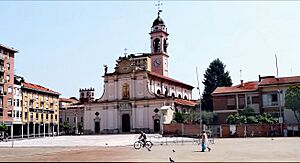 Church of St. Ambrose, Cinisello Balsamo, metropolitan city of Milan, Italy