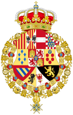 Coat of Arms of Francis of Assisi, King of Spain (Order of Charles III Version)