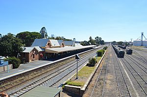 Cootamundra Railway Station from Footbridge