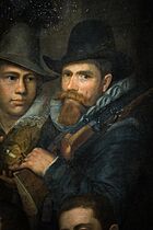 Cornelis Engelsz. autportrait 1612