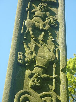 Detail of Replica Gosforth Cross 2