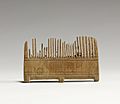 Egyptian - Wooden Comb - Walters 61306