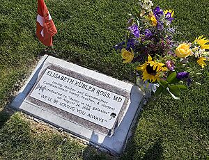 Elisabeth Kübler-Ross Photo Gravestone, Scottsdale, Arizona