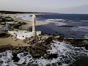 Punta José Ignacio lighthouse in December 2020.