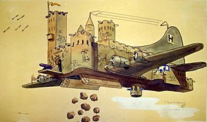 Flying Fortress Cartoon