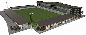 Gateshead FC New Stadium Graphic