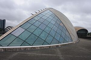 Glasgow Science Centre from the west