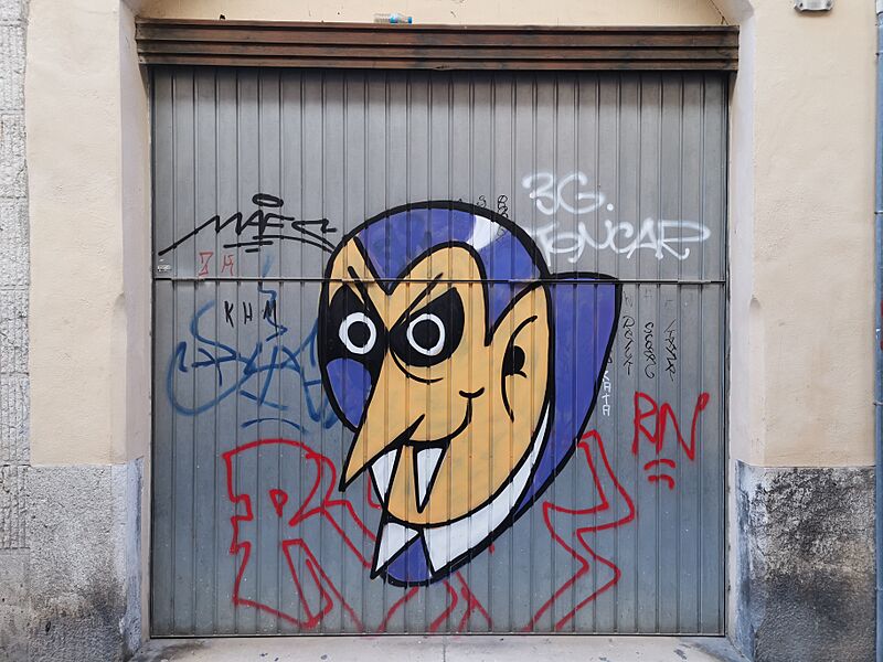 Graffiti Dracula Palma 2019-10-30