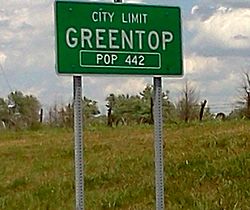 City limits sign