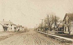 Ida, MI Main Street 1913
