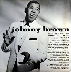 Johnny Brown Columbia Records Promotional Insert