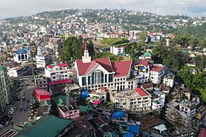 Kohima Central Aerial View