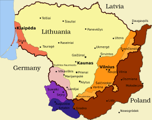 Lithuania territory 1939-1940