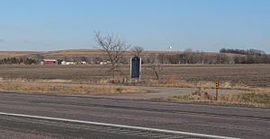 Logan Creek site historical marker (Burt County, Nebraska) 1