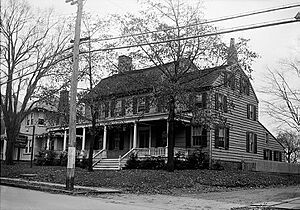 Major John Burrowes Mansion (EXTERIOR - EAST AND NORTH ELEVATIONS)