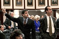 Marco Rubio and Mario Diaz-Balart in the House chamber