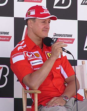 Michael Schumacher 2005 United States GP (19872855) (cropped)