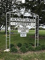 Mount Horeb Cemetery sign on May 3rd 2018.jpg