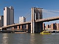 NYC Brooklyn Bridge western ramp