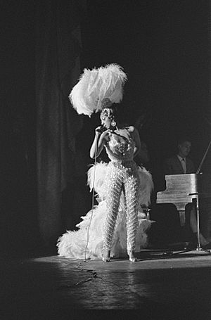 Nachtoptreden van Josephine Baker in het Citytheater te Amsterdam, Bestanddeelnr 911-7669