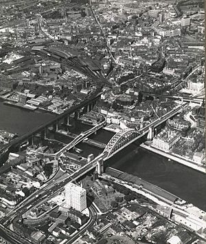 Newcastle Tyne Bridges, 19th June 1967