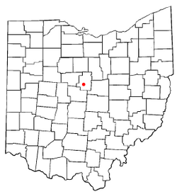 Location of Fulton, Ohio