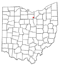 Location of New London, Ohio
