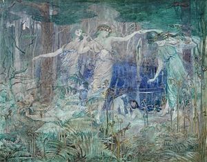 Pan! Pan! O Pan! Bring Back thy Reign Again Upon the Earth , 1914 by Olive Leared