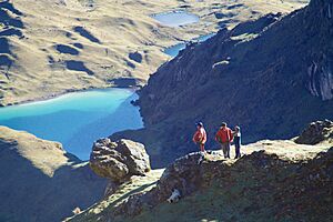 Peru - Lares Trek 055 - rural boys watching the herds (7586240170)