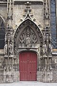 Portail Saint-Germain d'Ecosse Eglise Saint-Germain d'Amiens ERNOUF Guillaume
